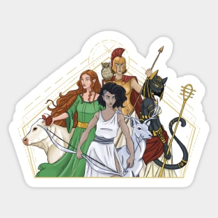 Goddesses Sticker